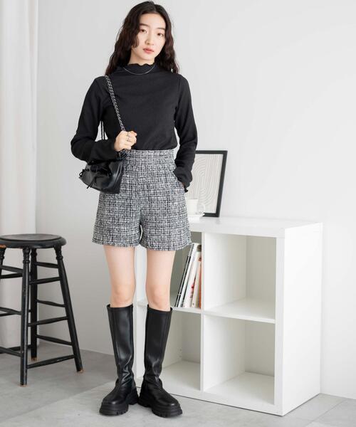 WEGO(ウィゴー)の「WEGO/カラーメロウロンT(Tシャツ/カットソー・レディース・ブラック/ホワイト/サックスブルー・FREE)」の10枚目の写真