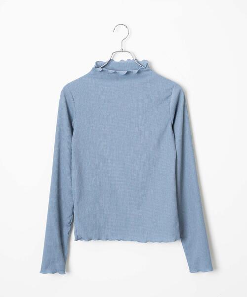 WEGO(ウィゴー)の「WEGO/カラーメロウロンT(Tシャツ/カットソー・レディース・ブラック/ホワイト/サックスブルー・FREE)」の17枚目の写真