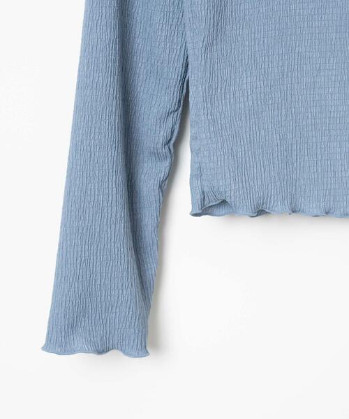 WEGO(ウィゴー)の「WEGO/カラーメロウロンT(Tシャツ/カットソー・レディース・ブラック/ホワイト/サックスブルー・FREE)」の20枚目の写真