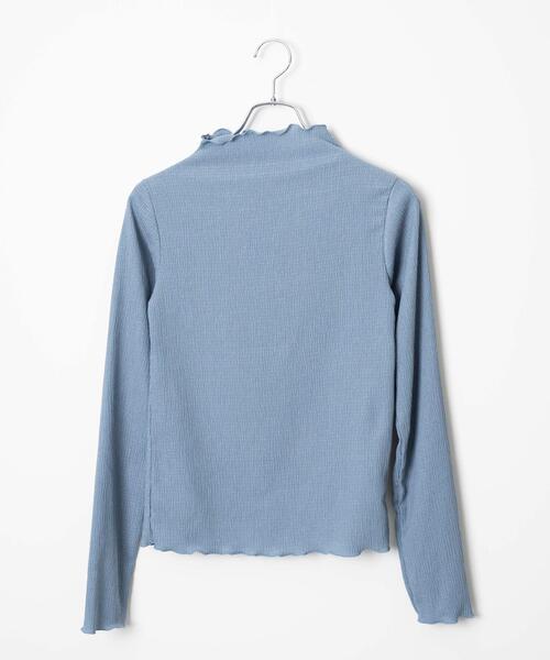 WEGO(ウィゴー)の「WEGO/カラーメロウロンT(Tシャツ/カットソー・レディース・ブラック/ホワイト/サックスブルー・FREE)」の18枚目の写真