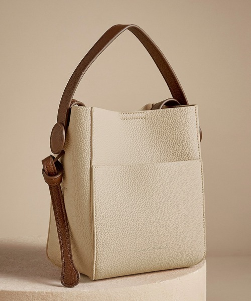 牛床革レザーバケットバッグ（ショルダーバッグ）｜SAISON DE