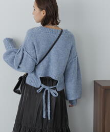 FREE'S MART | ◇バックリボンバックリボンショート丈ニット(ニット/セーター)