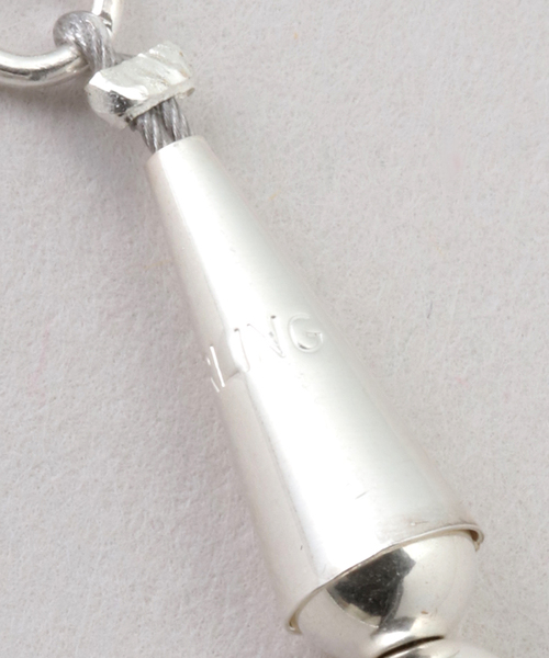 INDIAN JEWELRY 5mm シャイニービーズネックレス20インチ