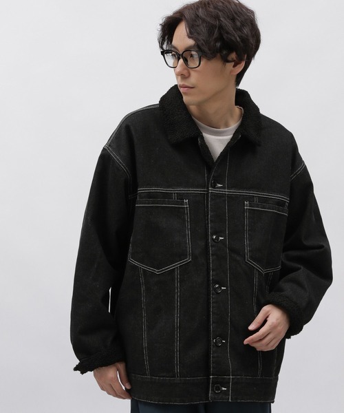 LAKOLE（ラコレ）の「デニム裏ボアジャケット / 970379（デニム