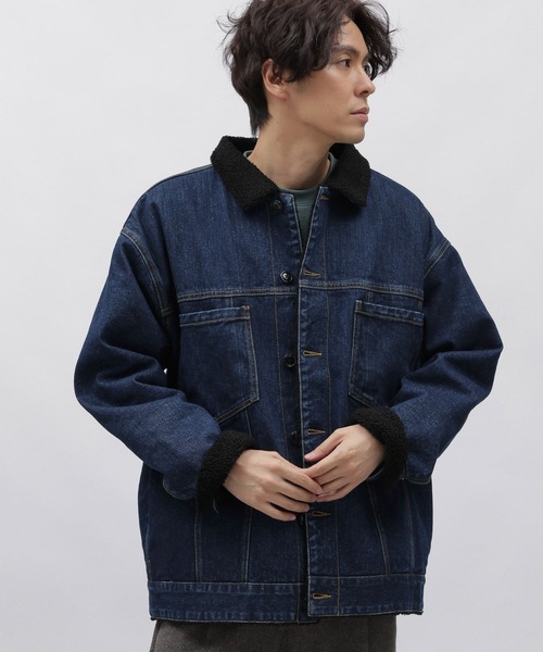 LAKOLE（ラコレ）の「デニム裏ボアジャケット / 970379（デニム