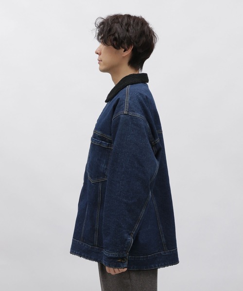 LAKOLE（ラコレ）の「デニム裏ボアジャケット / 970379（デニム