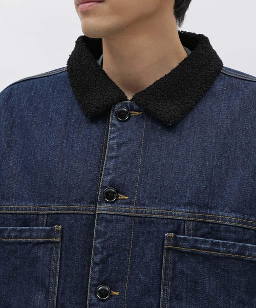 LAKOLE（ラコレ）の「デニム裏ボアジャケット / 970379（デニムジャケット・メンズ・ネイビー/ブラック・MEDIUM/X-LARGE/LARGE）」の14枚目の写真