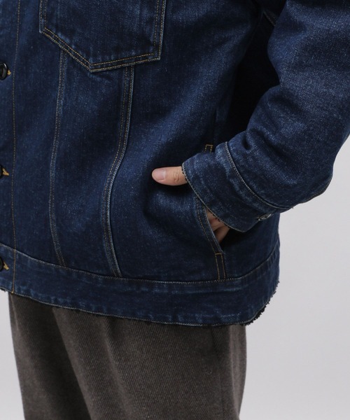 LAKOLE（ラコレ）の「デニム裏ボアジャケット / 970379（デニムジャケット・メンズ・ネイビー/ブラック・MEDIUM/X-LARGE/LARGE）」の16枚目の写真