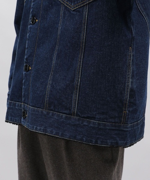 LAKOLE（ラコレ）の「デニム裏ボアジャケット / 970379（デニムジャケット・メンズ・ネイビー/ブラック・MEDIUM/X-LARGE/LARGE）」の18枚目の写真