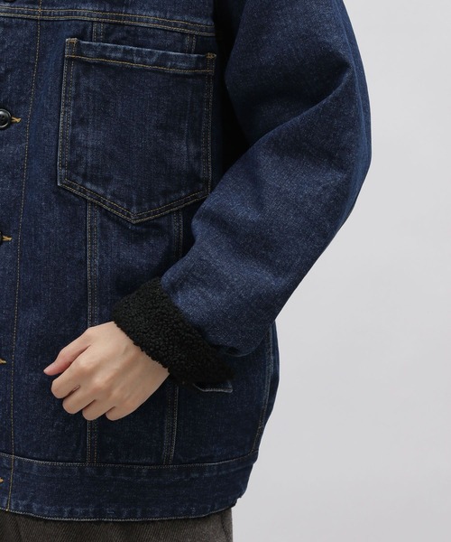 LAKOLE（ラコレ）の「デニム裏ボアジャケット / 970379（デニムジャケット・メンズ・ネイビー/ブラック・MEDIUM/X-LARGE/LARGE）」の19枚目の写真