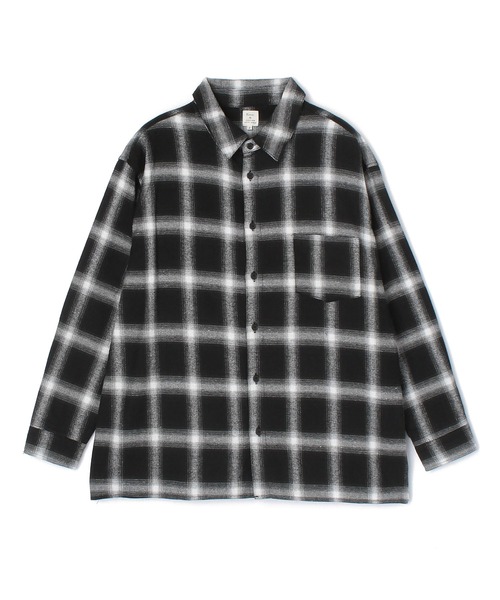 Revo. オンブレチェック ロングスリーブ シャツ（シャツ