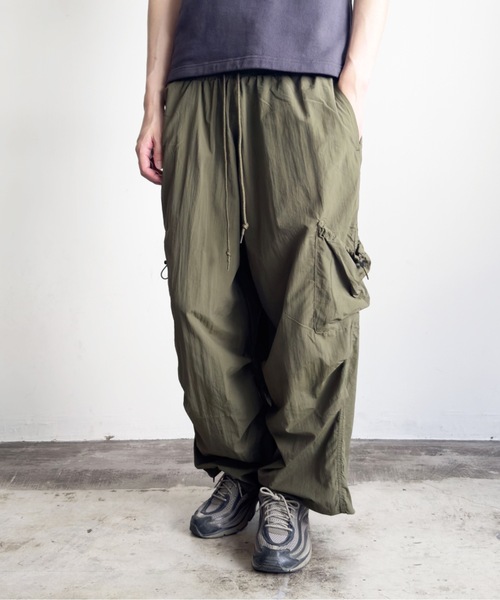 Magine（マージン）の「【SELECT】IR:ナイロンワッシャードロストカーゴパンツ（カーゴパンツ・メンズ・オフホワイト/カーキ/ブラック・L/M）」の14枚目の写真