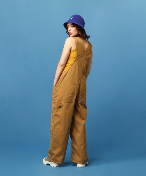 KANGOL（カンゴール）の「【KANGOL:カンゴール】KANGOL OVERALL/オーバーオール・つなぎ（サロペット/オーバーオール・メンズ・ネイビー/サックスブルー/アイボリー/ブラウン・SMALL/MEDIUM）」の8枚目の写真