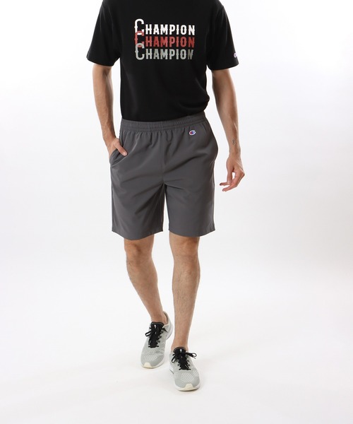 Champion（チャンピオン）の「【Champion/チャンピオン】メンズ スポーツ ショーツ（その他パンツ・メンズ・スモーキーグリーン系/ブラック/ネイビー/チャコール/ブルー・MEDIUM/X-LARGE/LARGE）」の3枚目の写真