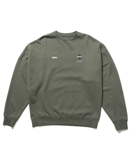 トップス FCRB BIG LOGO CREWNECK BAGGY SWEAT SOPH. | BIG LOGO CREWNECK BAGGY SWEAT(M KHAKI):