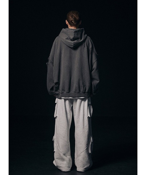 NOT4NERD（ノットフォーナード）の「【UNISEX】NOT4NERD／ワイルドフードジップ  2109384（パーカー・レディース・チャコール/グレー・MEDIUM/LARGE）」の21枚目の写真