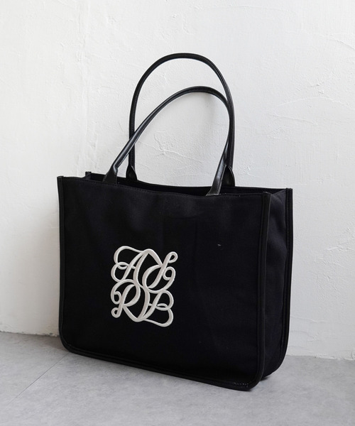 VENCEEXCHANGE（ヴァンスエクスチェンジ）の「メイルトートバッグ（トートバッグ・レディース・ブラック/オフホワイト/ゴールド・FREE）」の2枚目の写真