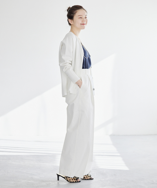 IENA（イエナ）の「チノタックワイドパンツ（チノパンツ）」 - WEAR