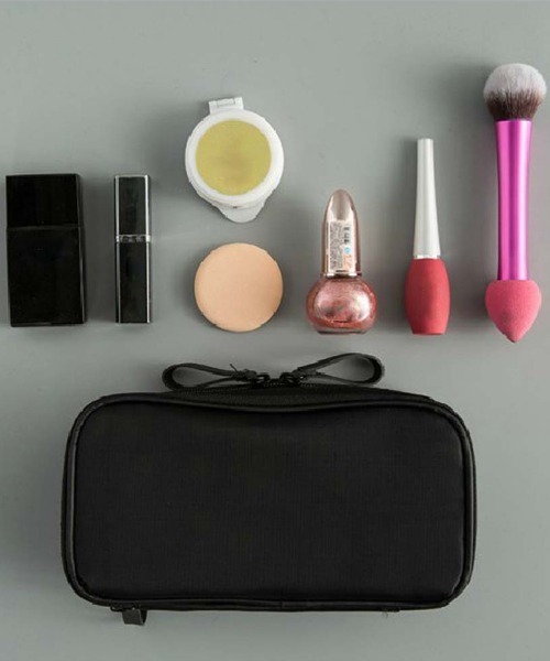 Miniministore（ミニミニストア）の「コスメポーチ レディース 化粧ポーチ（ポーチ・レディース・ブラック/フューシャピンク・FREE）」の13枚目の写真