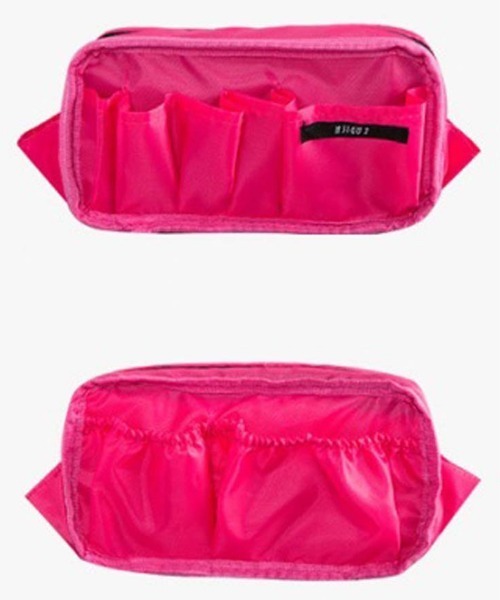 Miniministore（ミニミニストア）の「コスメポーチ レディース 化粧ポーチ（ポーチ・レディース・ブラック/フューシャピンク・FREE）」の14枚目の写真