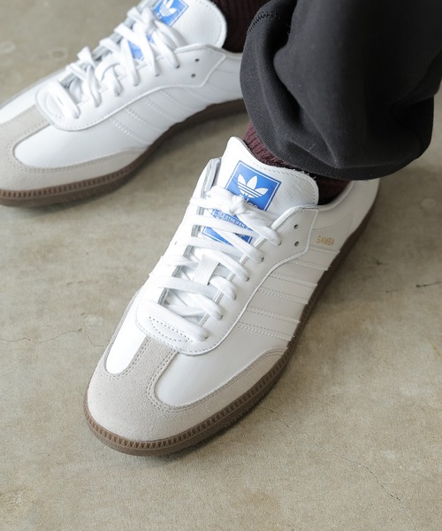 adidas（アディダス）の「adidas/アディダス SAMBA OG アディダスオリジナルス サンバ スニーカー 2026年春夏（スニーカー・メンズ・ホワイト/ブラック・23/23.5/24/24.5/25/26/26.5/27/27.5/28）」の19枚目の写真