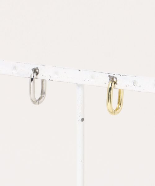 styiro(スタイロ)の「2way 2連フープメタルピアス / ニッケルフリー(ピアス(両耳用)・レディース・シルバー/ゴールド/シルバー×ゴールド・FREE)」の12枚目の写真