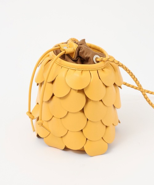 Chaos（カオス）の「Chaos(カオス)/【A VACATION】PINE CORN バッグ（ショルダーバッグ・レディース・イエロー・FREE）」の4枚目の写真