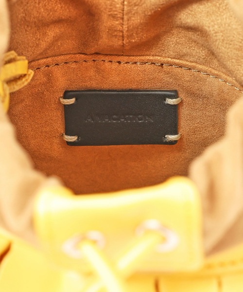 Chaos（カオス）の「Chaos(カオス)/【A VACATION】PINE CORN バッグ（ショルダーバッグ・レディース・イエロー・FREE）」の2枚目の写真