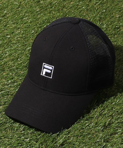 FILA(フィラ)の「【FILA/フィラ】リプリーブ×メッシュ ミニロゴキャップ(キャップ・メンズ・ネイビー/ブラック/ホワイト・FREE)」の1枚目の写真