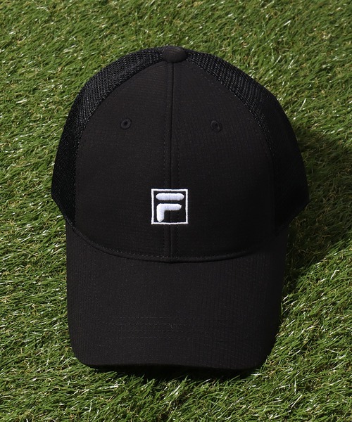 FILA(フィラ)の「【FILA/フィラ】リプリーブ×メッシュ ミニロゴキャップ(キャップ・メンズ・ネイビー/ブラック/ホワイト・FREE)」の5枚目の写真
