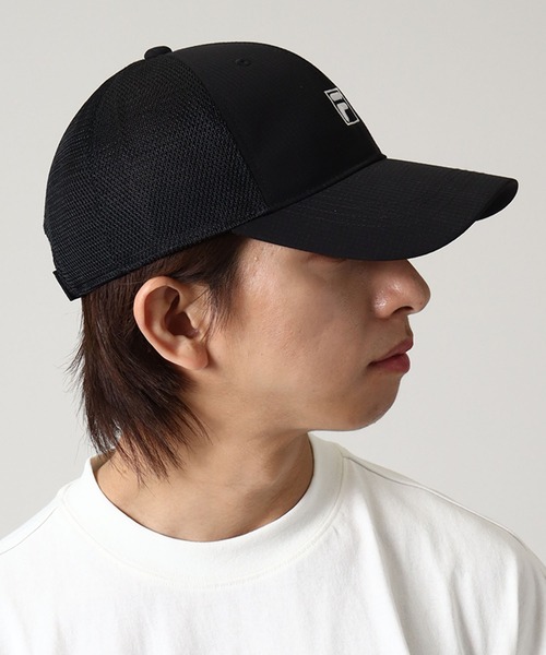 FILA(フィラ)の「【FILA/フィラ】リプリーブ×メッシュ ミニロゴキャップ(キャップ・メンズ・ネイビー/ブラック/ホワイト・FREE)」の14枚目の写真