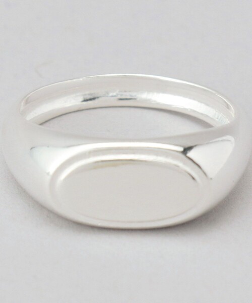 FREAK'S STORE（フリークスストア）の「NINA&JULES/ニナ・エ・ジュール Oval Signet Ring/オーバル シグネットリング/シルバーリング（リング・レディース・シルバー・ONE SIZE）」の2枚目の写真