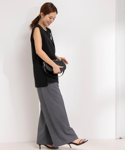 Rie Miller（リエミラー）の「《手洗い可能》スキッパーニットジレ 