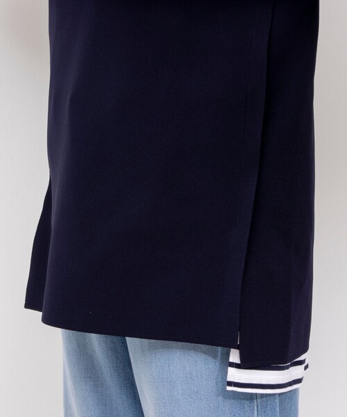 Rie Miller（リエミラー）の「《手洗い可能》スキッパーニットジレ（ベスト・レディース・ネイビー/ブラック/アイボリー・38）」の17枚目の写真