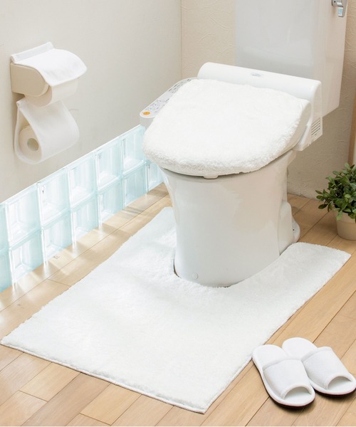 iellio（イエリオ）の「【フタカバー】ふわふわマイクロ素材のトイレマットシリーズ（バス/トイレグッズ・レディース・グレー/ホワイト/ラベンダー/ブルー/グレイッシュベージュ/チャコール・F/FREE）」の19枚目の写真