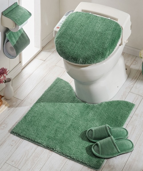 iellio（イエリオ）の「【フタカバー】ふわふわマイクロ素材のトイレマットシリーズ（バス/トイレグッズ・レディース・グレー/ホワイト/ラベンダー/ブルー/グレイッシュベージュ/チャコール・F/FREE）」の20枚目の写真