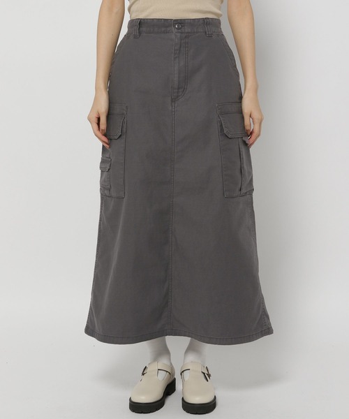 niko and...（ニコアンド）の「バックサテンミリタリースカート（スカート・レディース・カーキ/アイボリー/チャコール・MEDIUM/LARGE）」の17枚目の写真