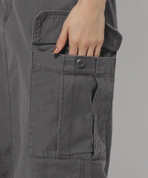 niko and...（ニコアンド）の「バックサテンミリタリースカート（スカート・レディース・カーキ/アイボリー/チャコール・MEDIUM/LARGE）」の11枚目の写真