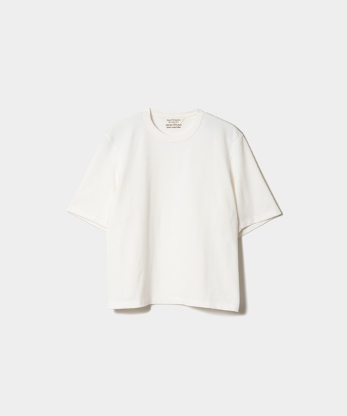 beautiful people（ビューティフルピープル）の「suvin compact jersey half sleeve T-shirt（Tシャツ/カットソー・レディース・レッド/ロイヤルブルー/オフホワイト/チャコールグレー・40/36/38）」の2枚目の写真
