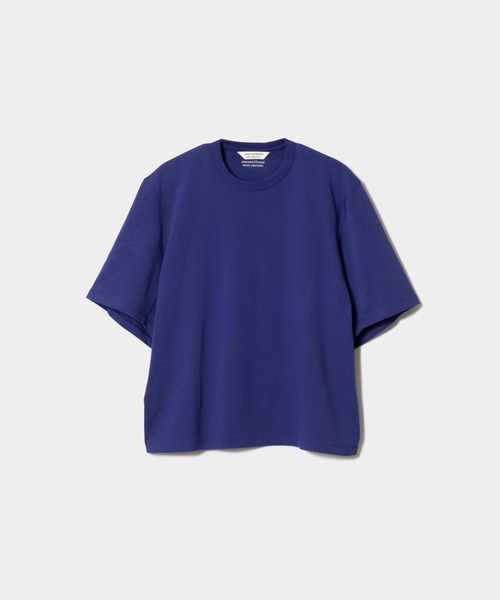 beautiful people（ビューティフルピープル）の「suvin compact jersey half sleeve T-shirt（Tシャツ/カットソー・レディース・レッド/ロイヤルブルー/オフホワイト/チャコールグレー・40/36/38）」の4枚目の写真