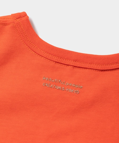 beautiful people（ビューティフルピープル）の「suvin compact jersey half sleeve T-shirt（Tシャツ/カットソー・レディース・レッド/ロイヤルブルー/オフホワイト/チャコールグレー・40/36/38）」の9枚目の写真