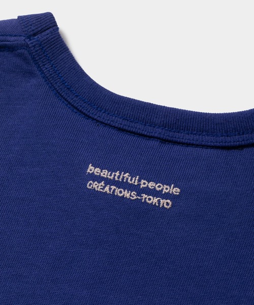 beautiful people（ビューティフルピープル）の「suvin compact jersey half sleeve T-shirt（Tシャツ/カットソー・レディース・レッド/ロイヤルブルー/オフホワイト/チャコールグレー・40/36/38）」の11枚目の写真
