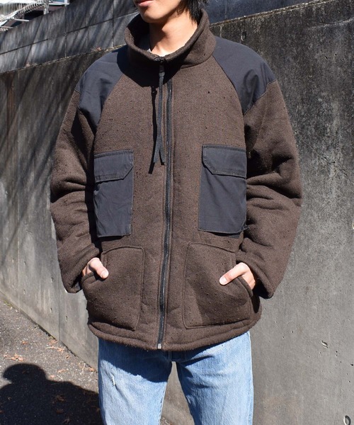 VINTAGE(ヴィンテージ)の「【ヴィンテージ古着】90's U.S.ARMY ECWCS GEN1 ボアライナー ベアジャケット(ミリタリージャケット・メンズ・ブラウン・X-LARGE)」の14枚目の写真