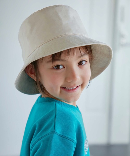 ROPE' PICNIC(ロペピクニック)の「【KIDS】コカゲルダウンバケットハット/リンクコーデ(ハット・キッズ・ブラック/キナリ・FREE)」の7枚目の写真