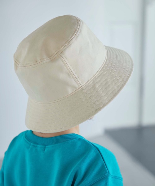 ROPE' PICNIC(ロペピクニック)の「【KIDS】コカゲルダウンバケットハット/リンクコーデ(ハット・キッズ・ブラック/キナリ・FREE)」の9枚目の写真