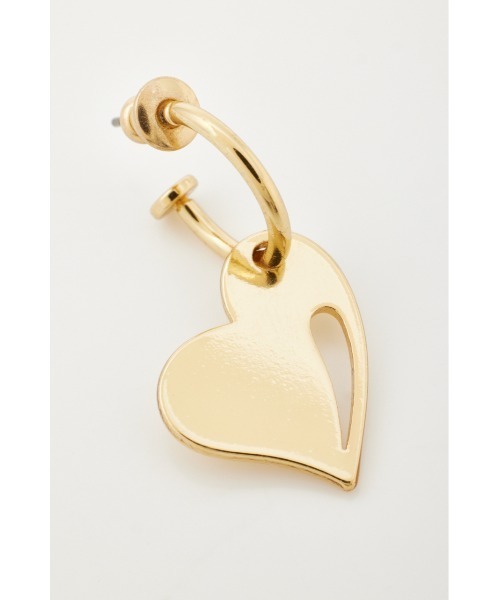 SLY（スライ）の「HEART PLATE P/EARRING ハート プレート ピアス（ピアス（両耳用）・レディース・シルバー/ゴールド・FREE）」の10枚目の写真