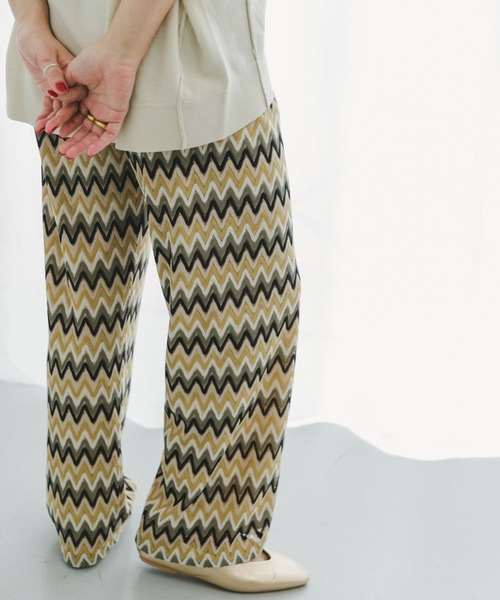 ITEMS URBANRESEARCH（アイテムズ アーバンリサーチ）の「カラーレースイージーパンツ（その他パンツ・レディース・ブルー/ブラック/ベージュ/グレー・FREE）」の19枚目の写真