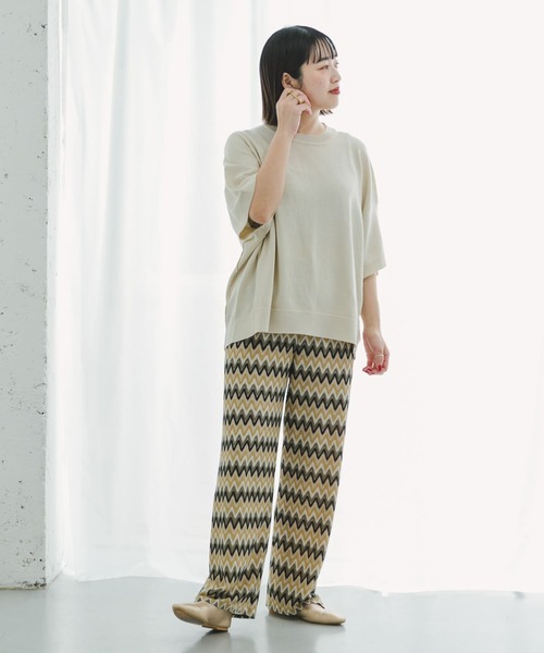 ITEMS URBANRESEARCH（アイテムズ アーバンリサーチ）の「カラーレースイージーパンツ（その他パンツ・レディース・ブルー/ブラック/ベージュ/グレー・FREE）」の20枚目の写真