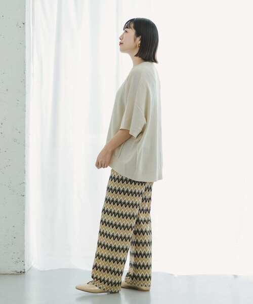 ITEMS URBANRESEARCH（アイテムズ アーバンリサーチ）の「カラーレースイージーパンツ（その他パンツ・レディース・ブルー/ブラック/ベージュ/グレー・FREE）」の21枚目の写真