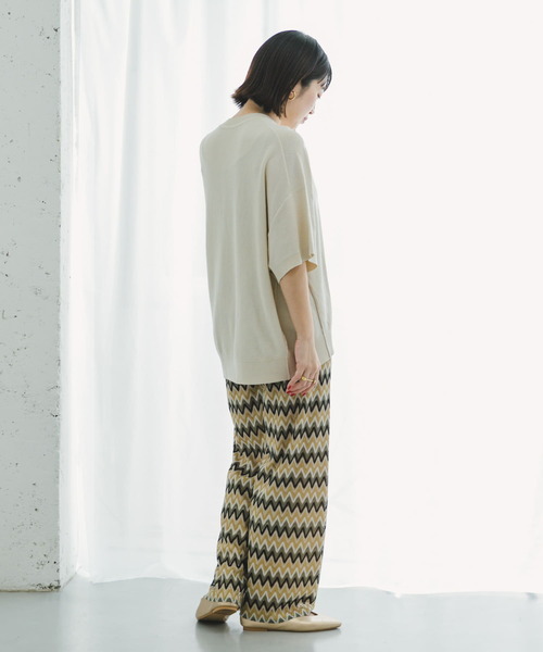 ITEMS URBANRESEARCH（アイテムズ アーバンリサーチ）の「カラーレースイージーパンツ（その他パンツ・レディース・ブルー/ブラック/ベージュ/グレー・FREE）」の22枚目の写真